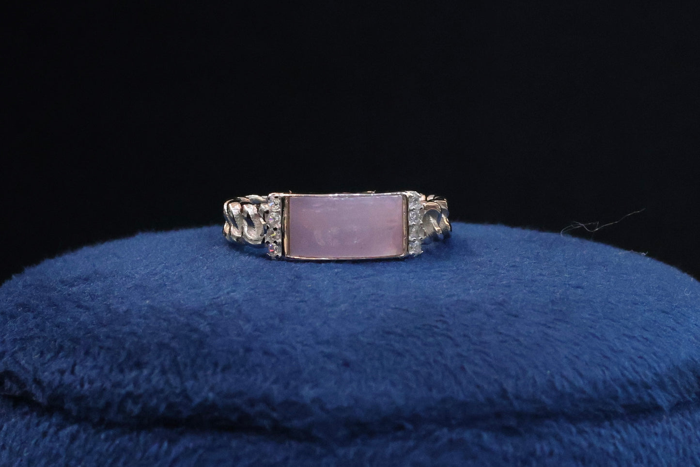 92.5 Pure Silver Ring - MOP Design 46