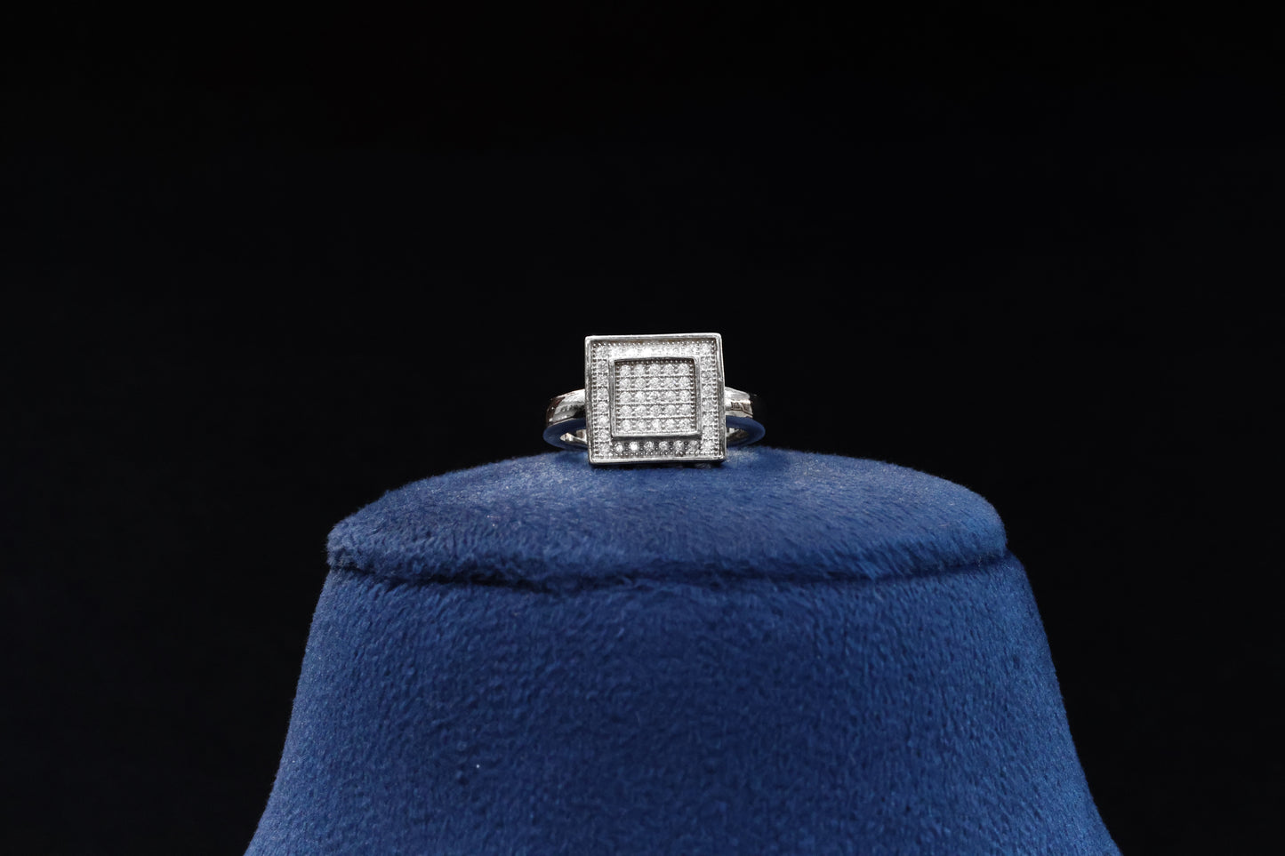 92.5 Pure Silver Ring - Multi stone Design 78