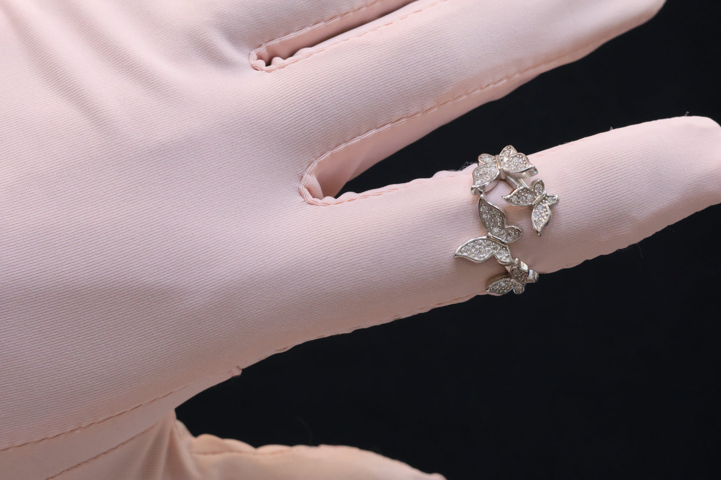92.5 Pure Silver Ring - Butterfly Design 33