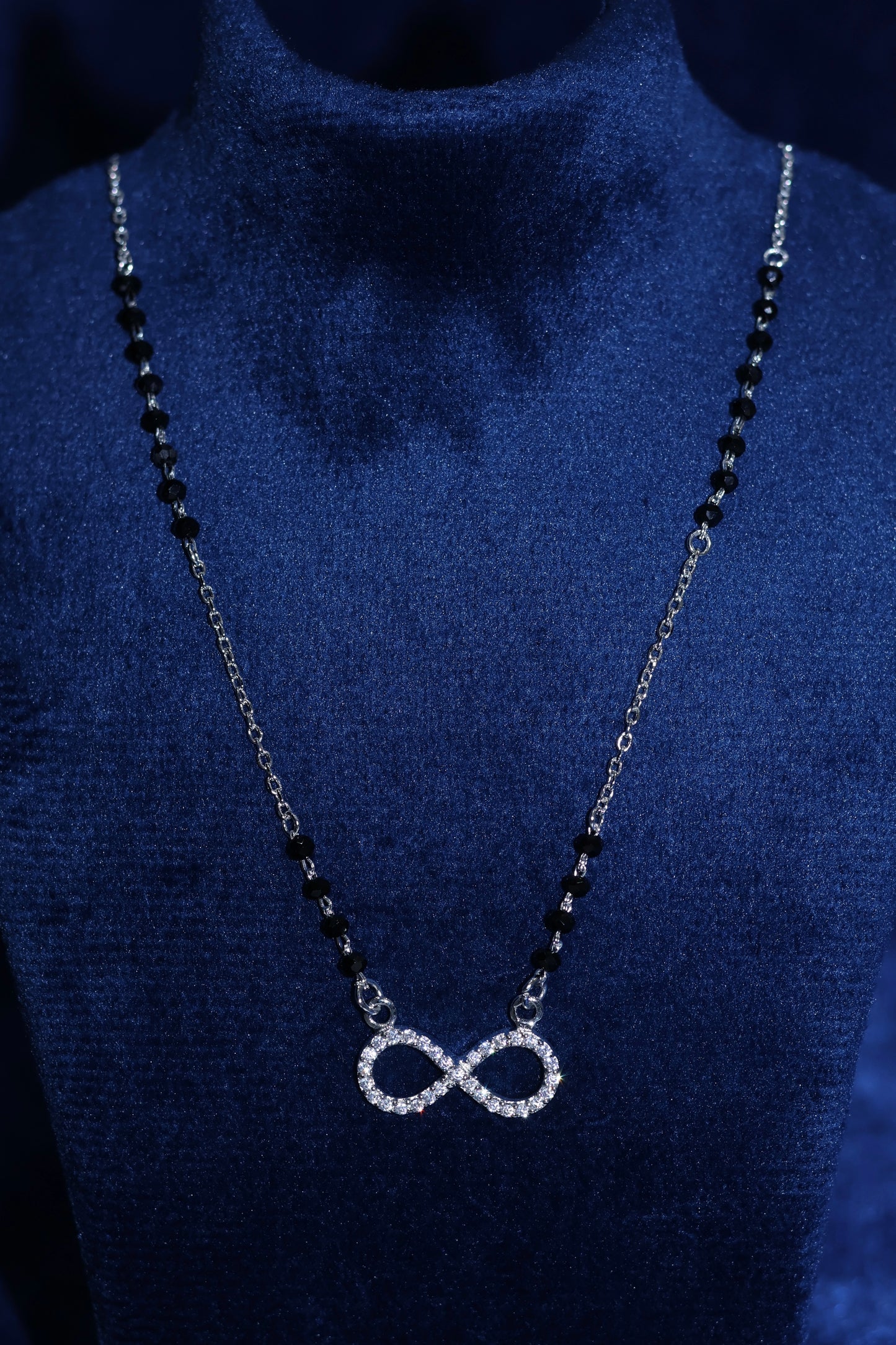 Infinity Design Pure 92.5 Silver Mangalsutra for Eternal Love"