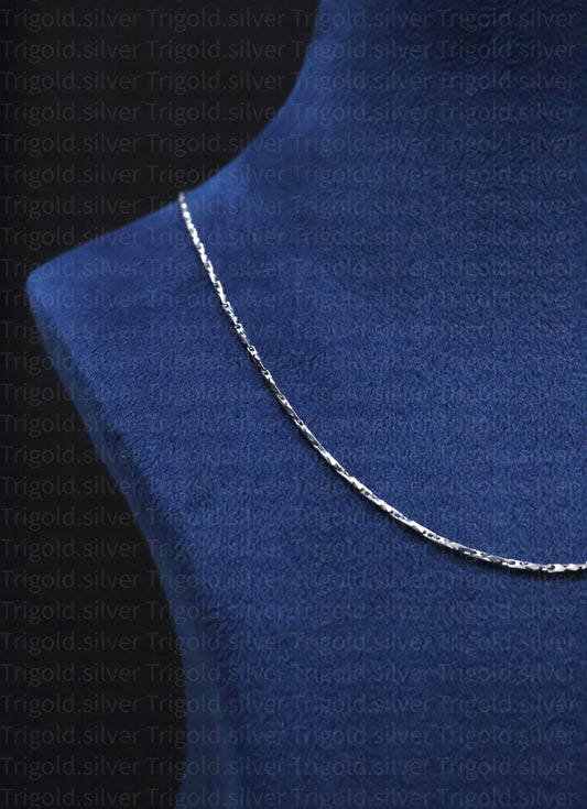 Lumis Platinum Finish Silver Chain