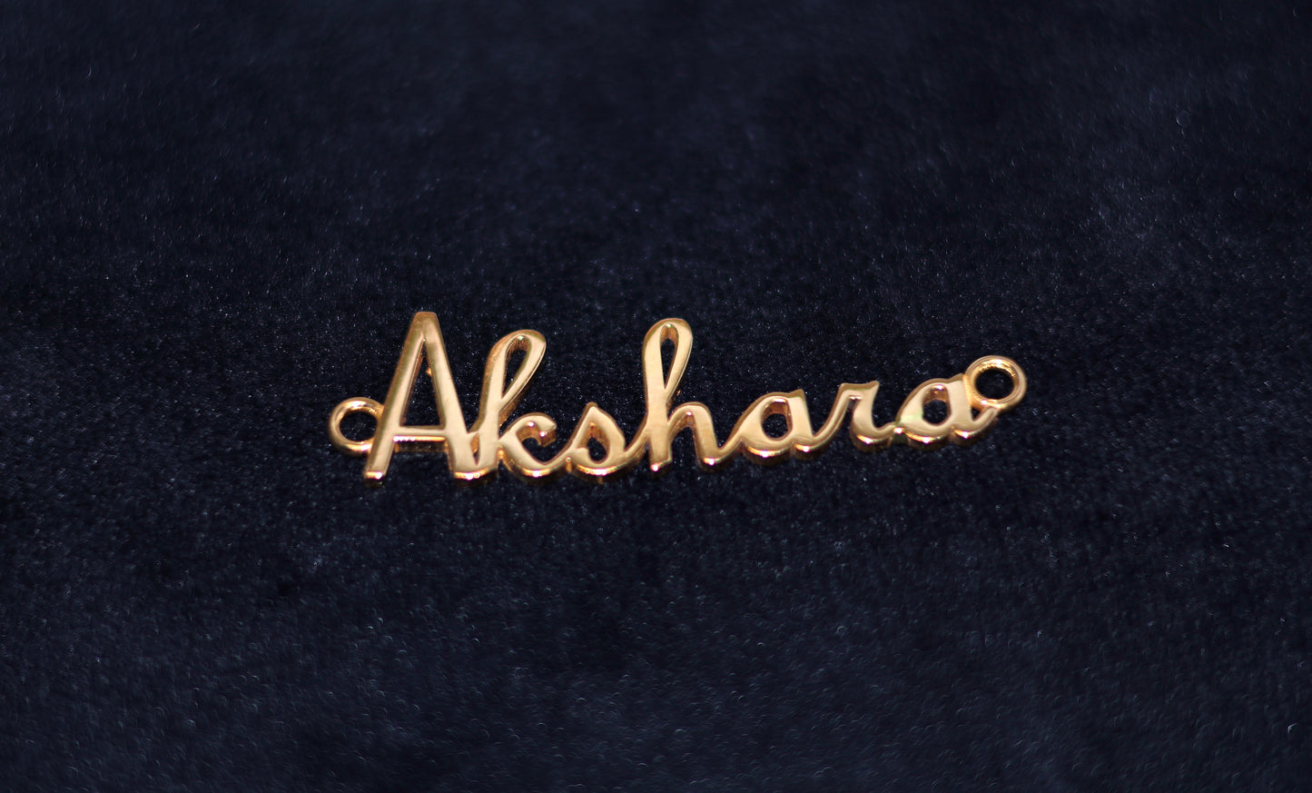 22K Gold Customised Name Pendant – Personalize Your Style