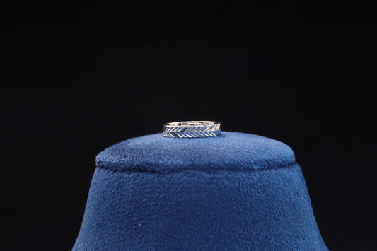 92.5 Pure Silver Band Ring - Design 68