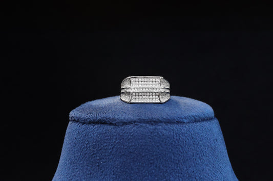 92.5 Pure Silver Ring - Multi Stone Design 73