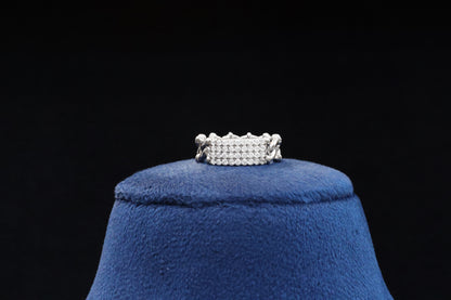 92.5 Pure Silver Ring - Multi Stone Design 75