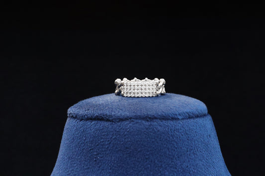 92.5 Pure Silver Ring - Multi Stone Design 75