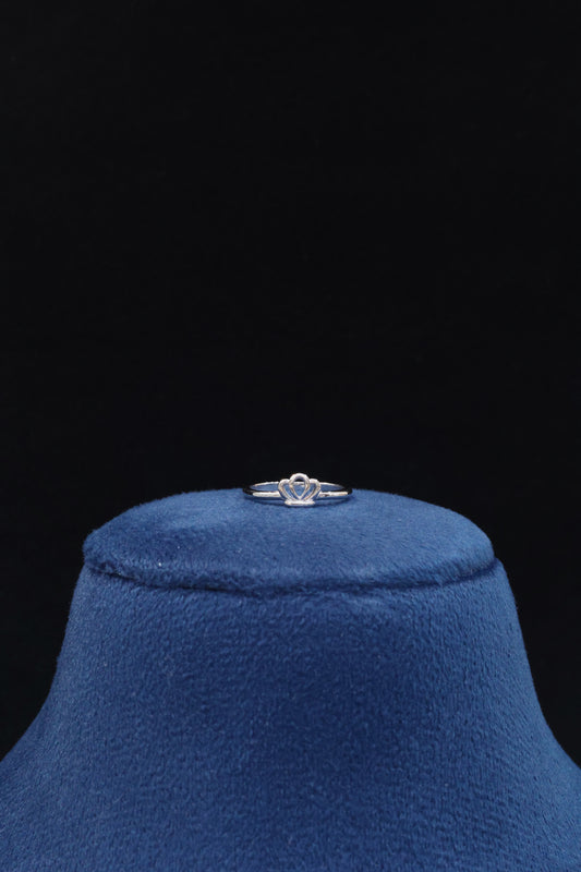 92.5 Pure Silver Crown Ring
