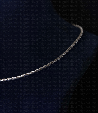 Gleam - Minimalistic 92.5 Pure Silver Omega