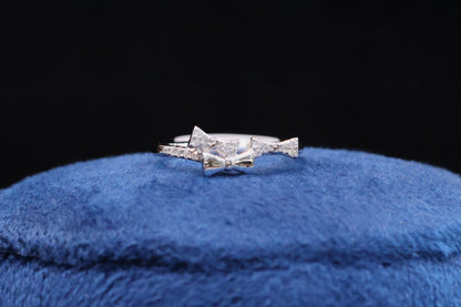 92.5 Pure Silver Bow Ring