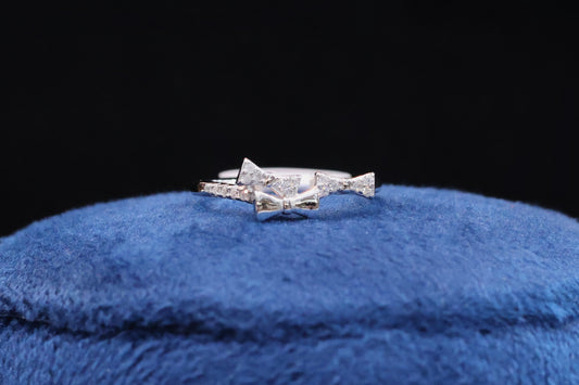 92.5 Pure Silver Bow Ring