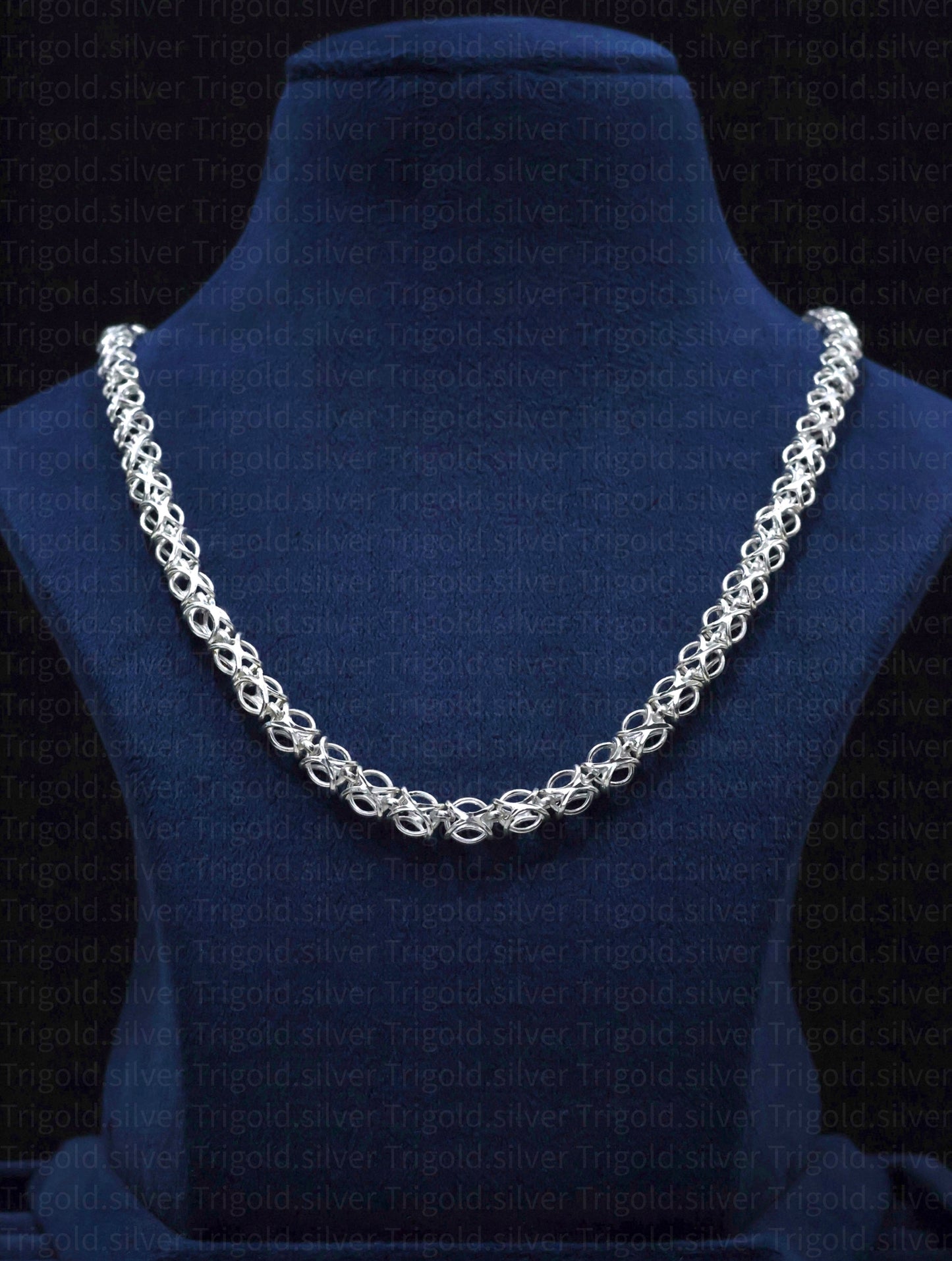 Elegant 92.5 Sterling Silver Chain