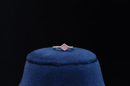 92.5 Pure Silver MOP Ring Design 55