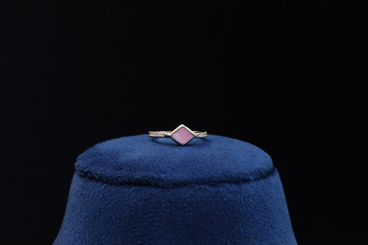 92.5 Pure Silver MOP Ring Design 55