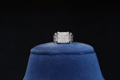 92.5 Pure Silver Ring - Multi Stone Design 76
