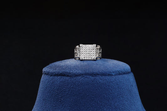 92.5 Pure Silver Ring - Multi Stone Design 76