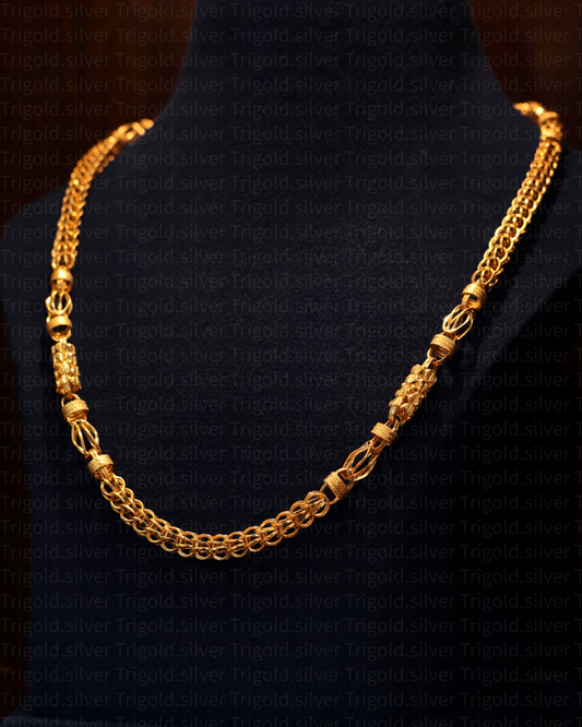 Majesty 22K Gold Chain - Ornate Design