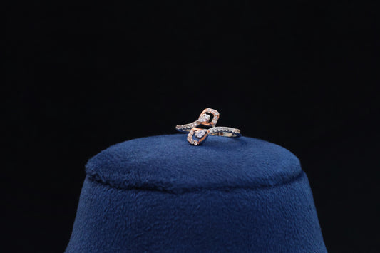 92.5 Pure Silver Ring - Multi Tone Design 66
