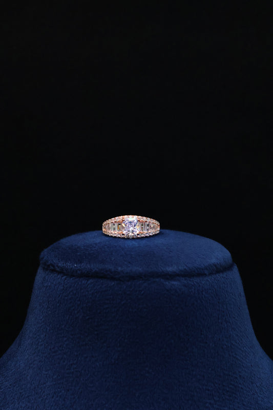 92.5 Pure Silver Ring Multi Tone