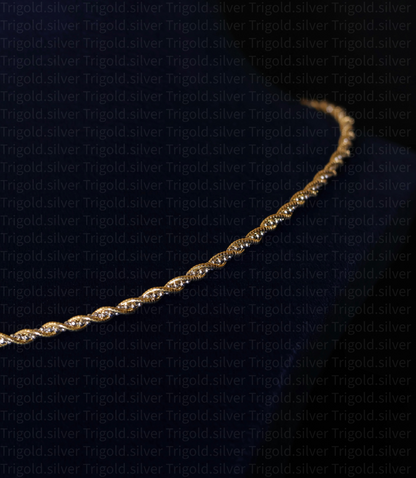 Aura - Stunning 92.5 Pure Silver Omega Chain