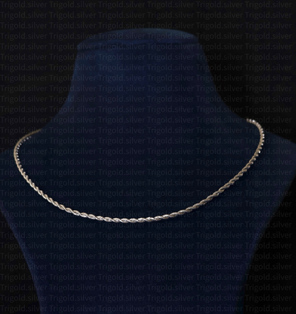 Gleam - Minimalistic 92.5 Pure Silver Omega