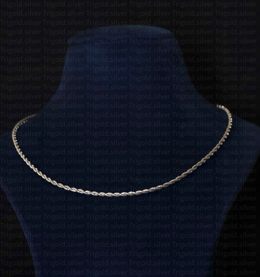 Gleam - Minimalistic 92.5 Pure Silver Omega