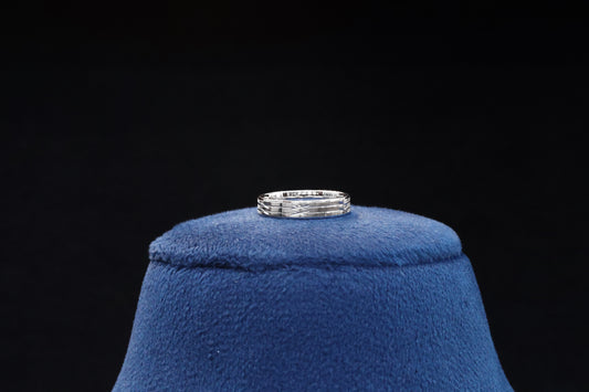 92.5 Pure Silver Ring - Band Design 72