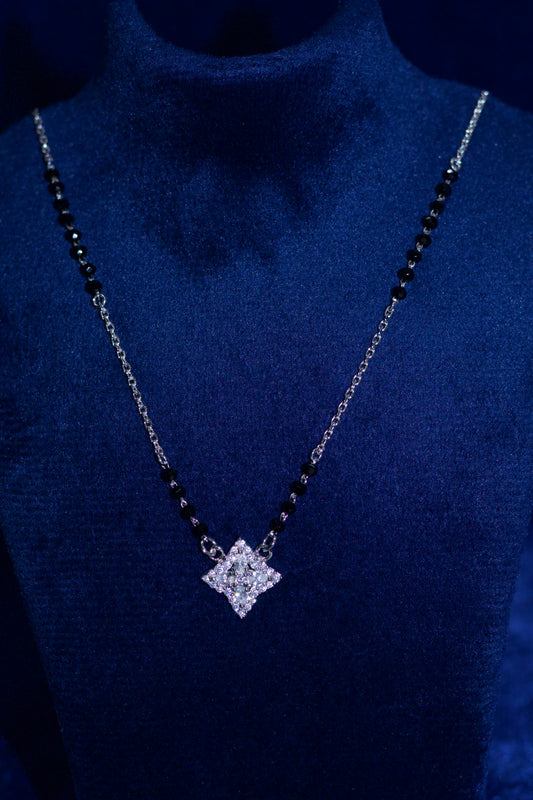Star Pendant Pure 92.5 Silver Mangalsutra