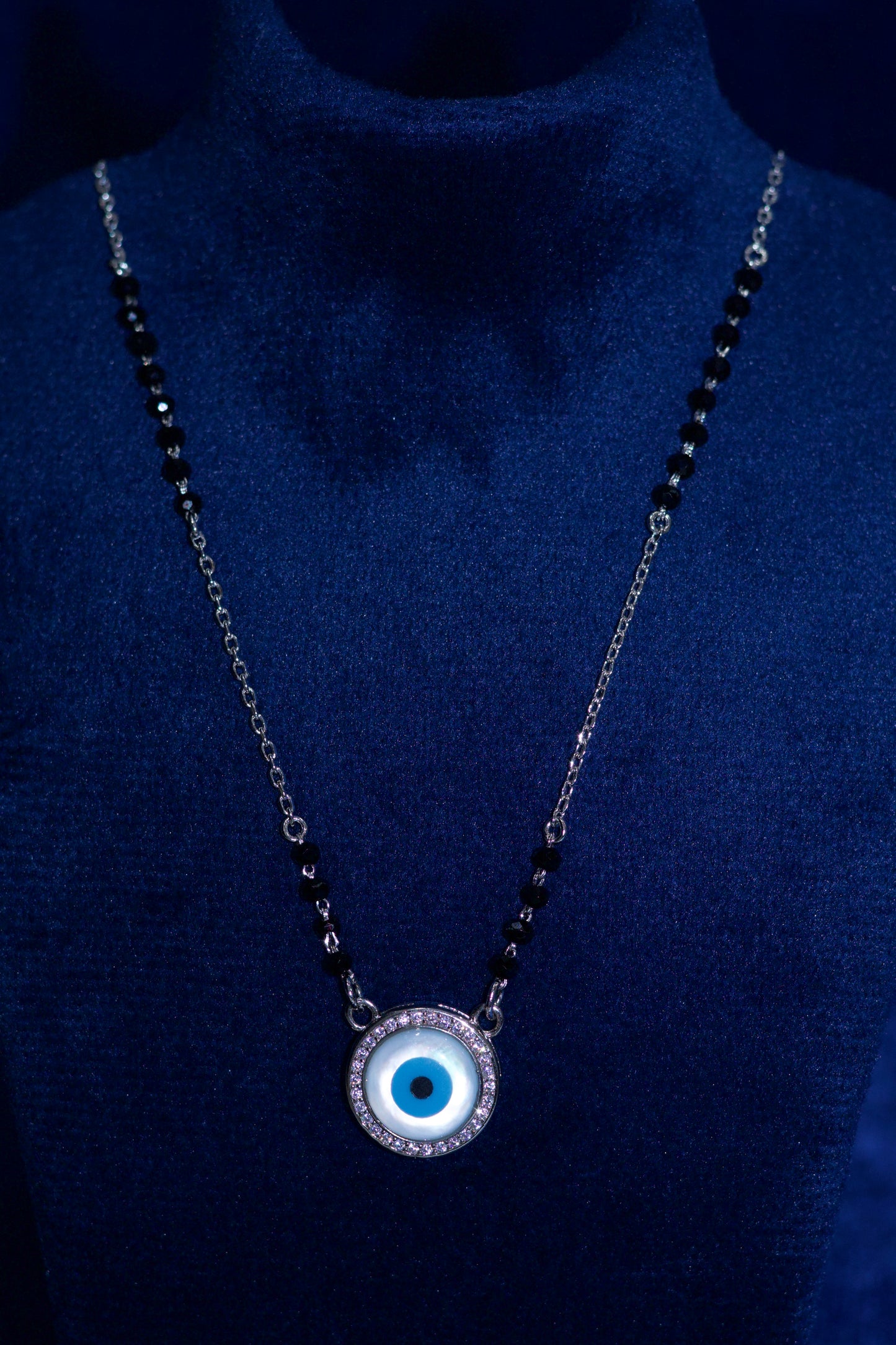 Evil Eye 92.5 Pure Silver Mangalsutra