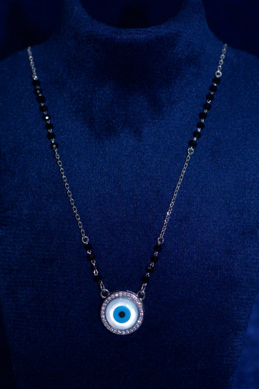 Evil Eye 92.5 Pure Silver Mangalsutra