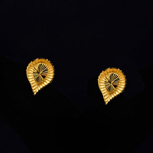 91.6 BIS Hallmarked Solid Gold Radiance Earrings