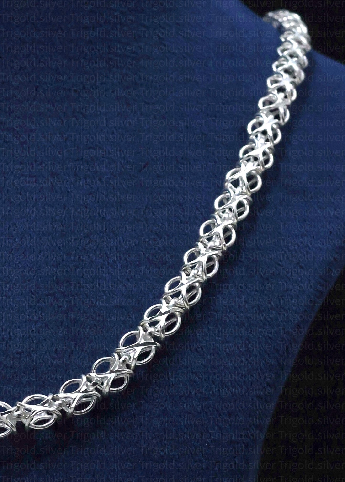 Elegant 92.5 Sterling Silver Chain