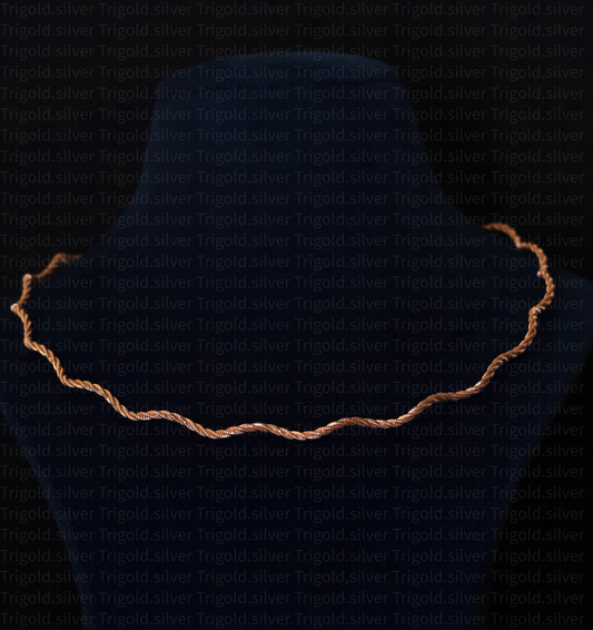 Glimmer - 92.5 Pure Silver Omega Hasli Chain