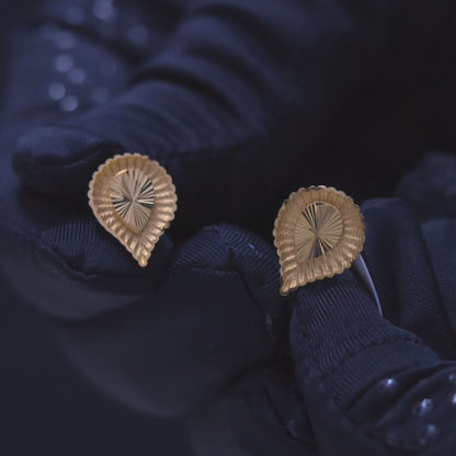 91.6 BIS Hallmarked Solid Gold Radiance Earrings